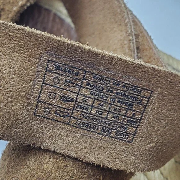 UGG Australia Mila Gladiator Espadrille Sandals Womens Size 8 Suede Chestnut - Picture 10 of 10